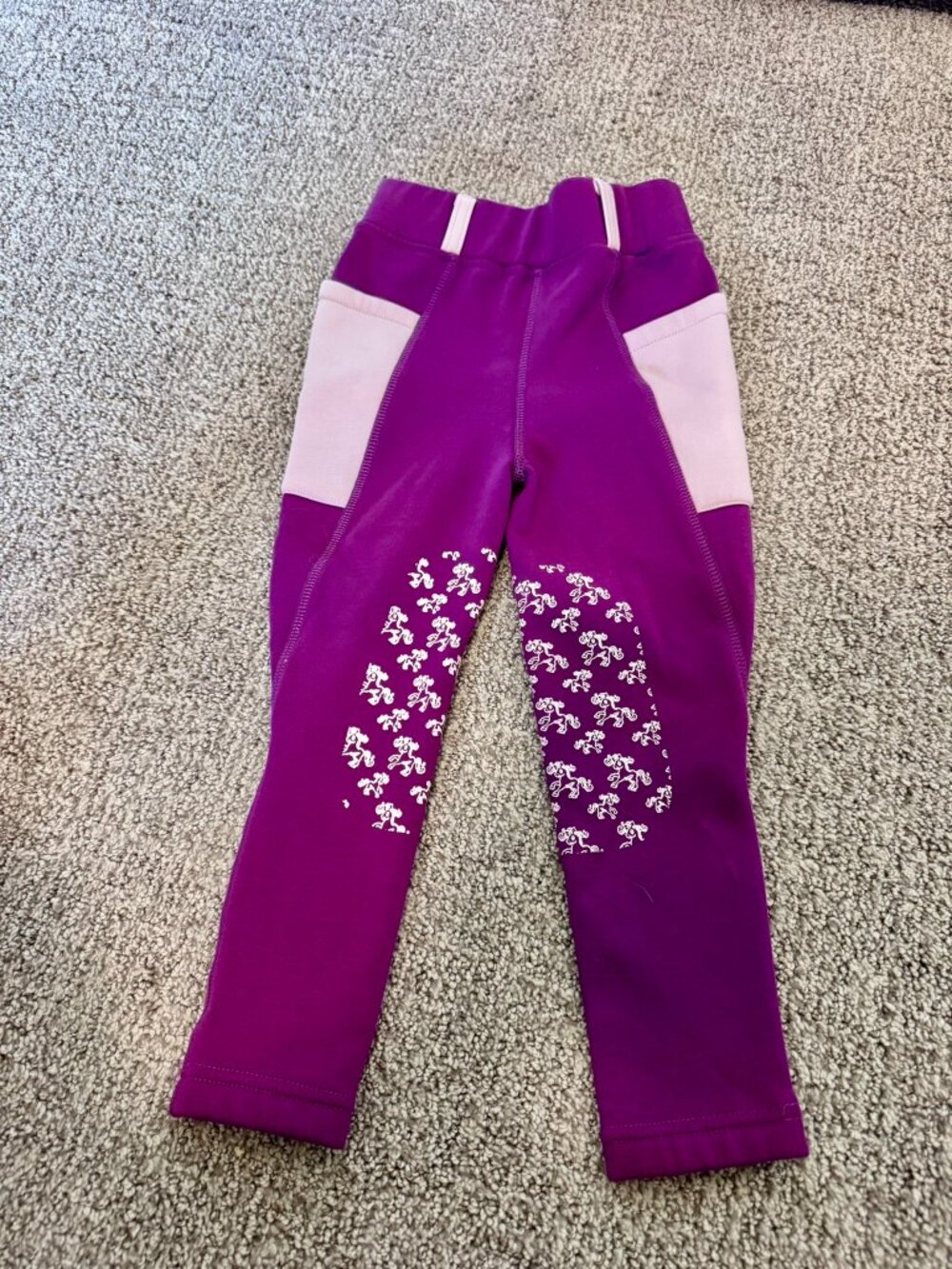 Children’s Equestrian Fleece-Lined Riding Tights
